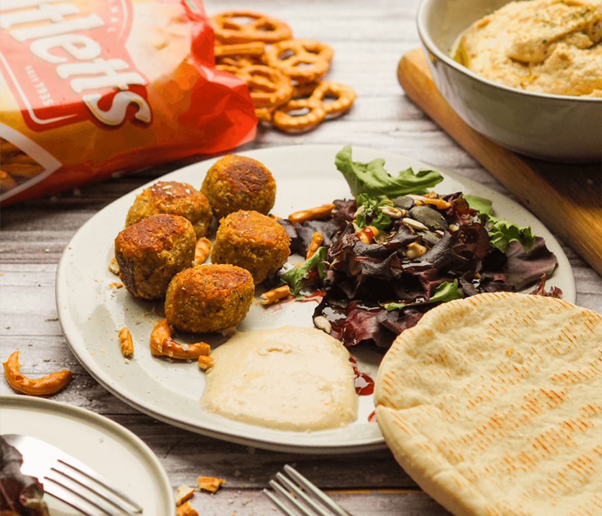 Baked Falafel Teller