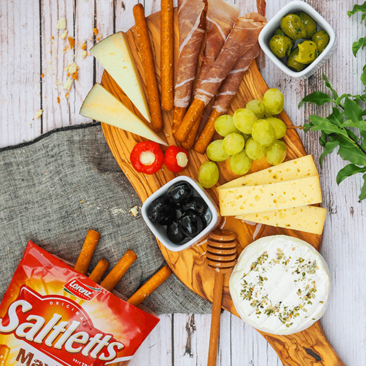 Anti-Pasti Platte mit Maxi-Sticks