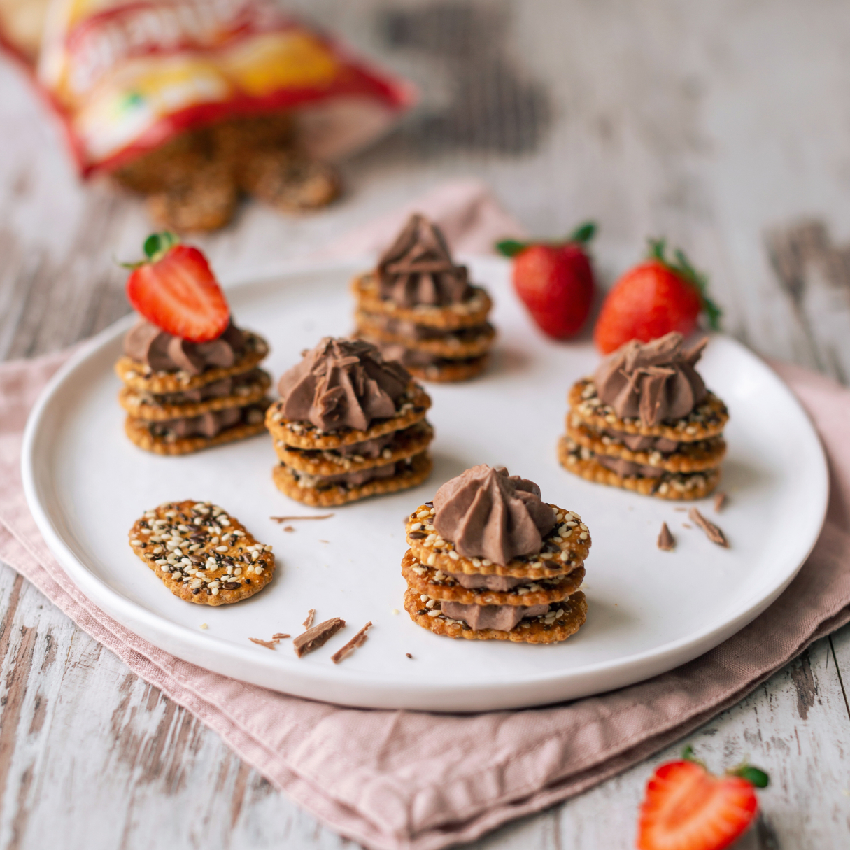 10 min Schoko-Cracker-Törtchen