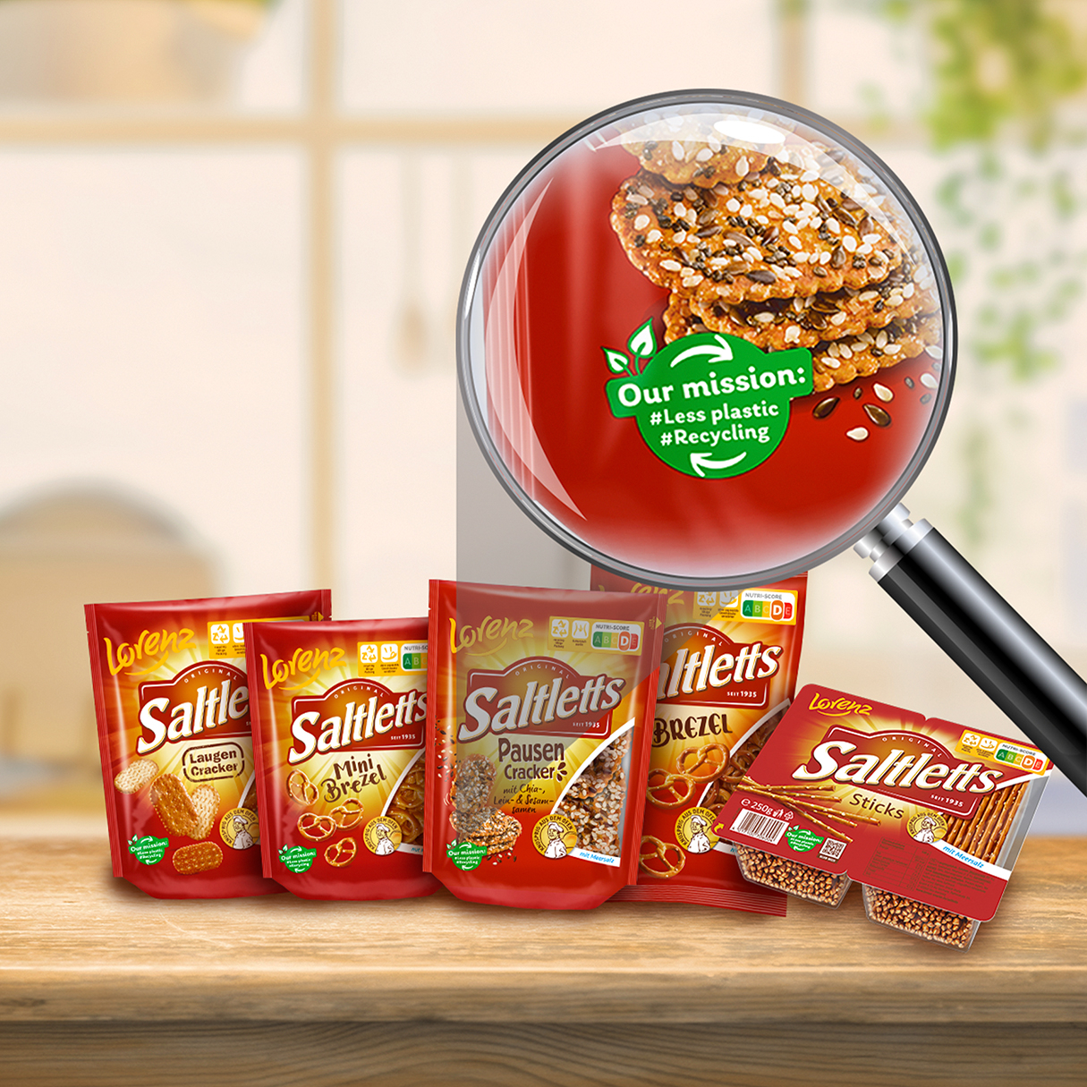 Saltletts Familie