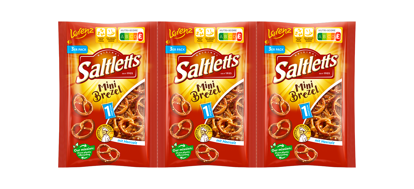 Saltletts Mini Brezel 3 x 40 g
