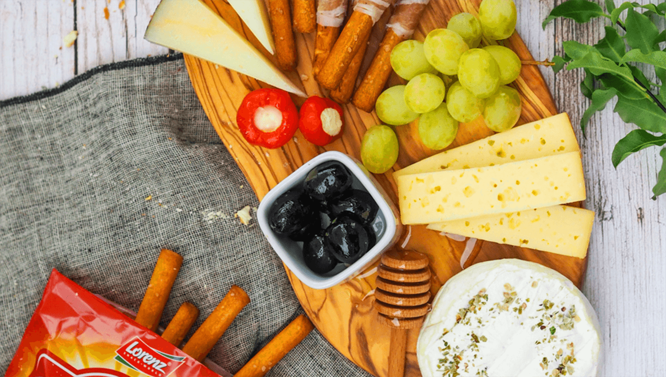 Anti-Pasti Platte mit Maxi-Sticks