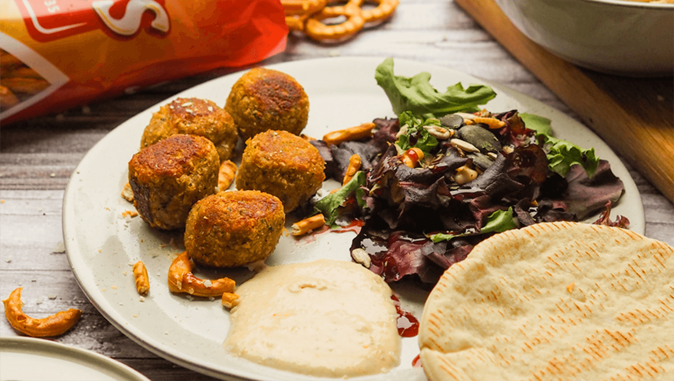 Baked Falafel Teller