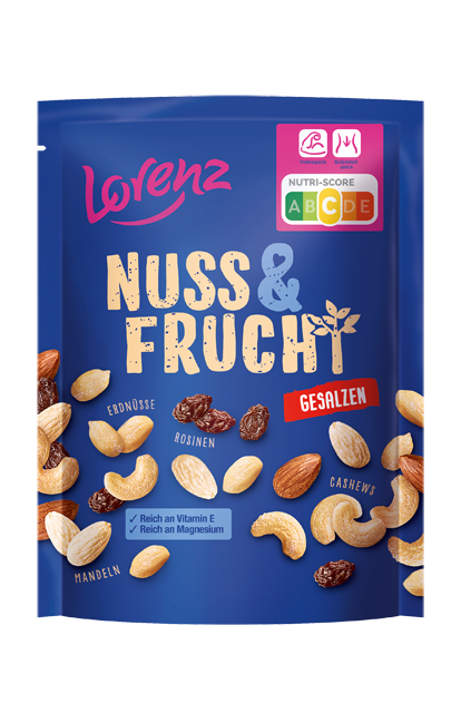 Nuss-Frucht gesalzen