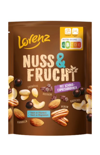 Espresso Nuss Frucht