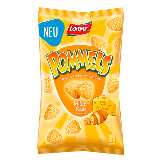 Neu: Luftig-leichter Snackgenuss mit Pommels Milder Käse