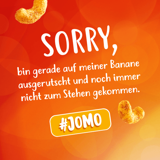 Ich bin auf einer Banane ausgerutscht.