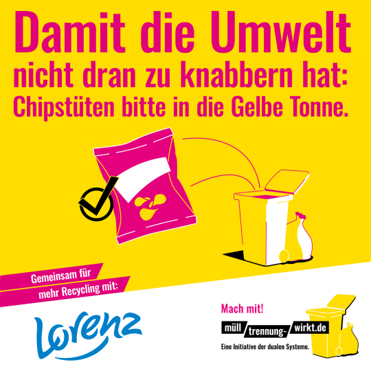 Lorenz unterstützt Initiative Mülltrennung wirkt