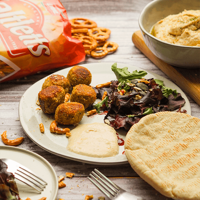 Baked Falafel Teller